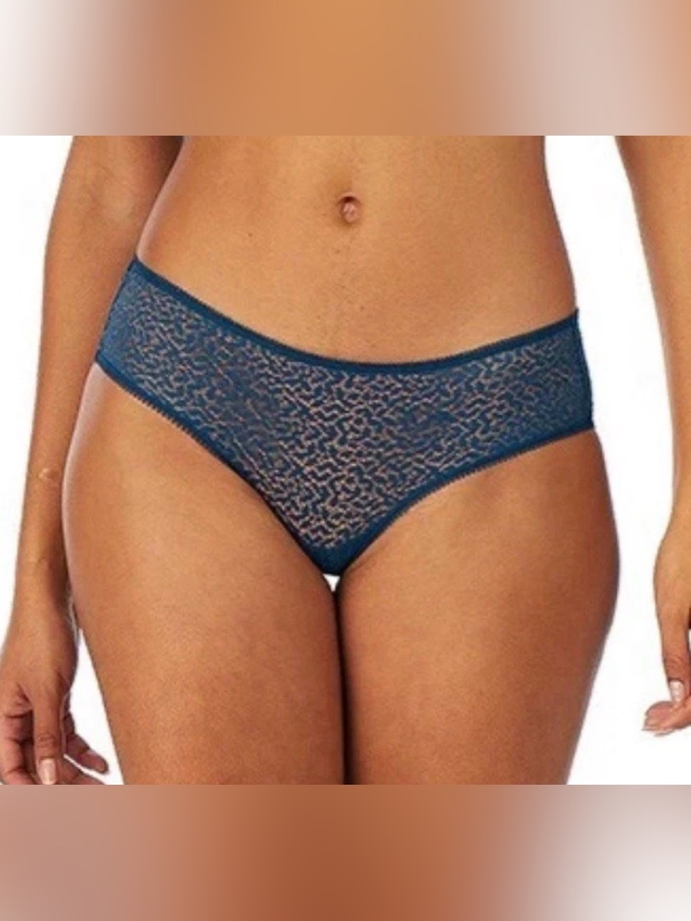 Dkny Modern Lace Hipster L  -Blue-